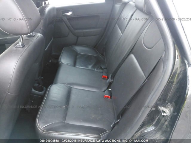 1FAHP37N79W105281 - 2009 FORD FOCUS SEL BLACK photo 8