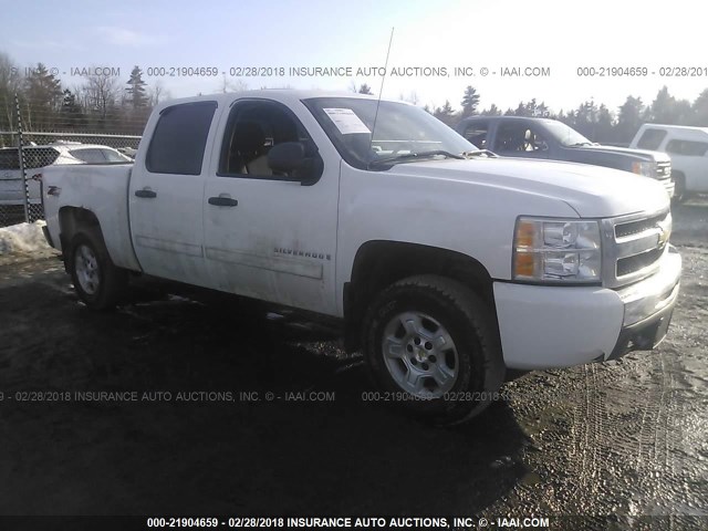 3GCEK23M79G233165 - 2009 CHEVROLET SILVERADO K1500 LT WHITE photo 1