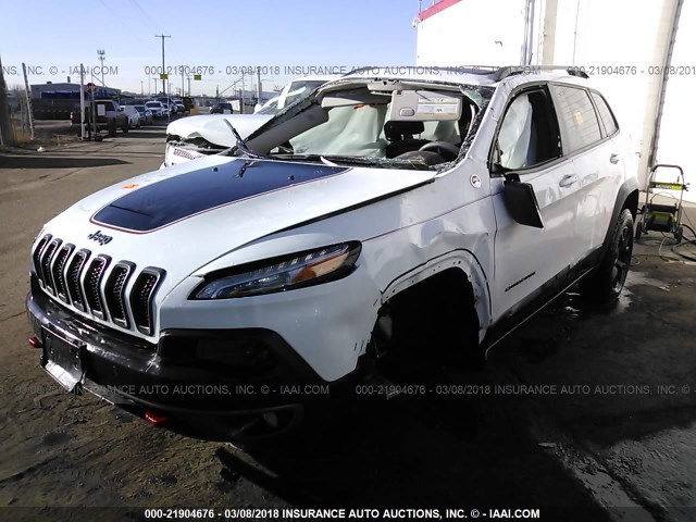 1C4PJMBS5EW239856 - 2014 JEEP CHEROKEE TRAILHAWK 白色 照片 2
