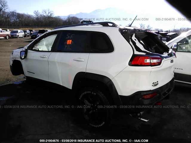 1C4PJMBS5EW239856 - 2014 JEEP CHEROKEE TRAILHAWK 白色 照片 3