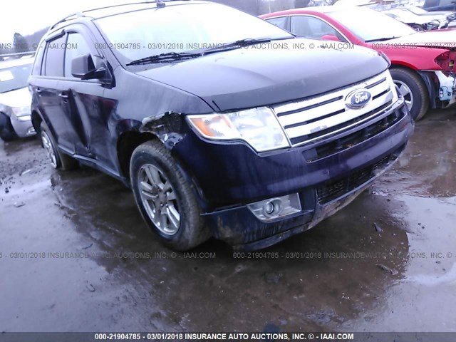 2FMDK49C67BA60837 - 2007 FORD EDGE SEL PLUS PURPLE photo 1