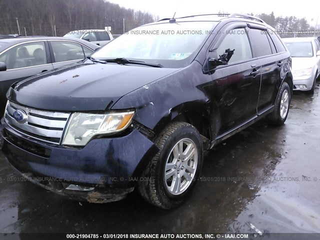 2FMDK49C67BA60837 - 2007 FORD EDGE SEL PLUS PURPLE photo 2