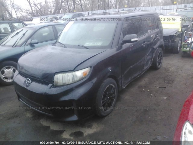 JTLZE4FEXB1121994 - 2011 TOYOTA SCION XB BLACK photo 2