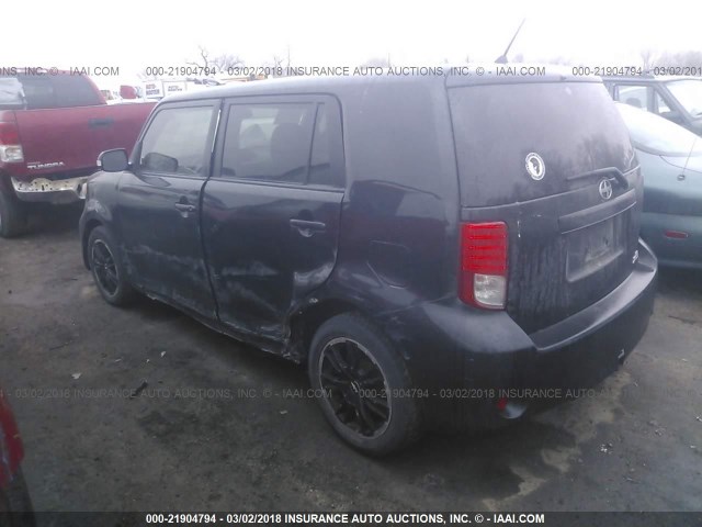 JTLZE4FEXB1121994 - 2011 TOYOTA SCION XB BLACK photo 3