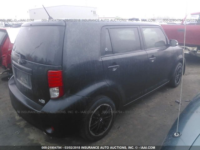 JTLZE4FEXB1121994 - 2011 TOYOTA SCION XB BLACK photo 4