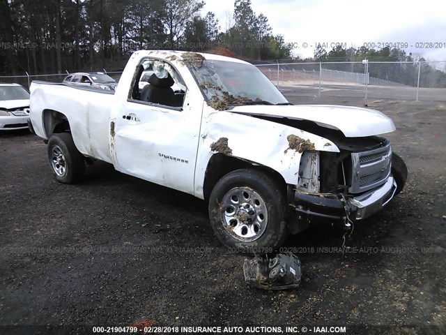 1GCNCPEA0DZ219033 - 2013 CHEVROLET SILVERADO C1500 WHITE photo 1