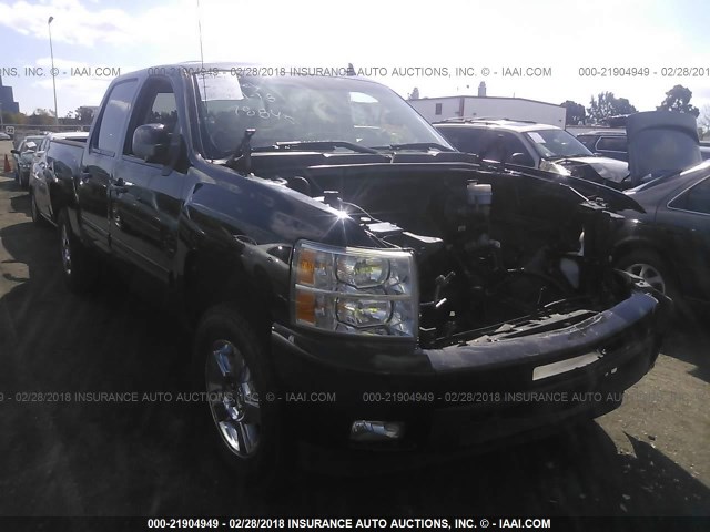 3GCPCTE05CG106282 - 2012 CHEVROLET SILVERADO C1500 LTZ BLACK photo 1