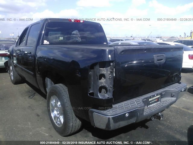 3GCPCTE05CG106282 - 2012 CHEVROLET SILVERADO C1500 LTZ BLACK photo 3