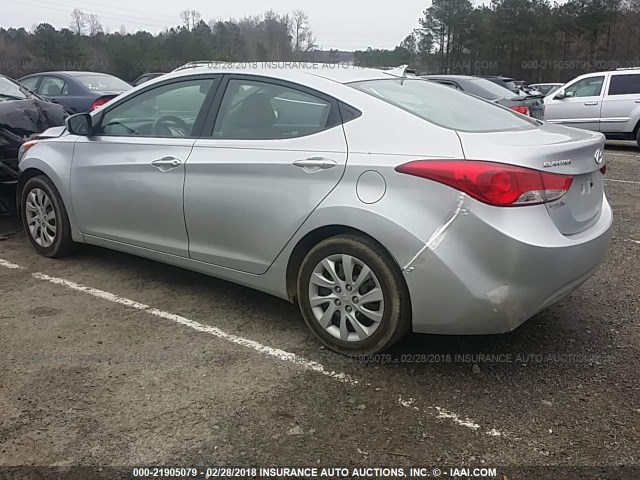 5NPDH4AE5BH017359 - 2011 HYUNDAI ELANTRA GLS/LIMITED SILVER photo 3