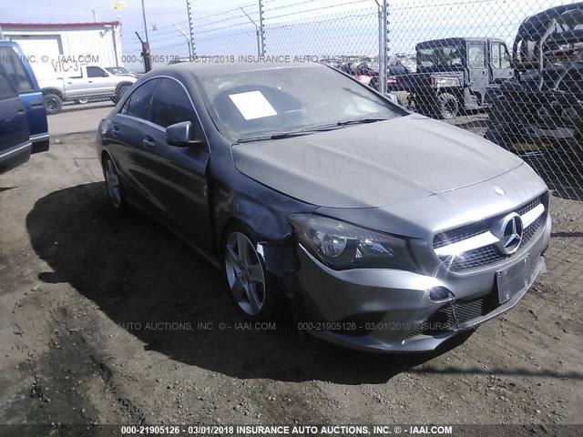 WDDSJ4GB0FN218459 - 2015 MERCEDES-BENZ CLA 250 4MATIC GRAY photo 1