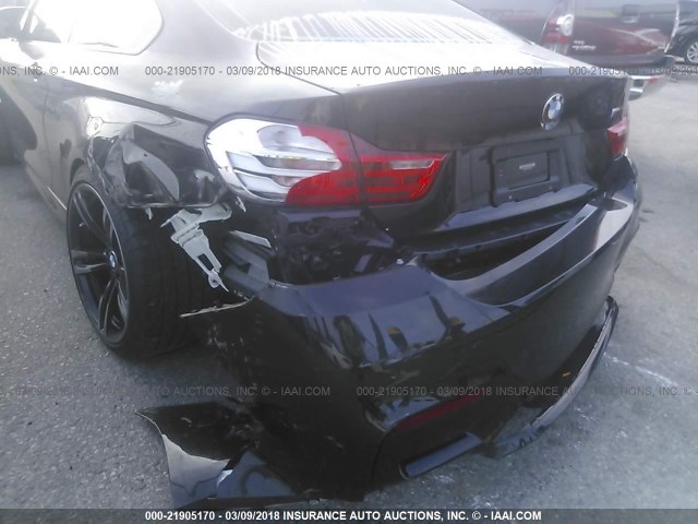 WBS3R9C57FK329637 - 2015 BMW M4 BLACK photo 6