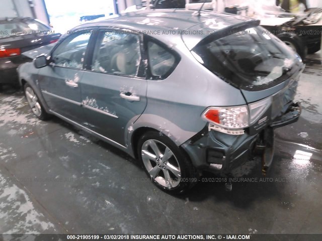 JF1GH6D60AH814313 - 2010 SUBARU IMPREZA OUTBACK SPORT GREEN photo 3