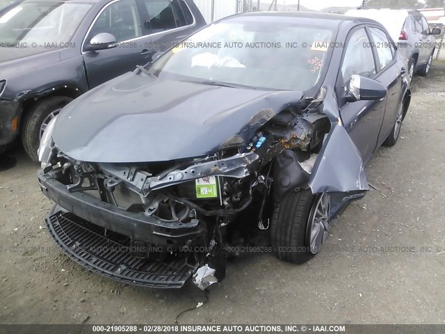 5YFBURHEXEP024868 - 2014 TOYOTA COROLLA L/LE/LE PLS/PRM/S/S PLS GRAY photo 2