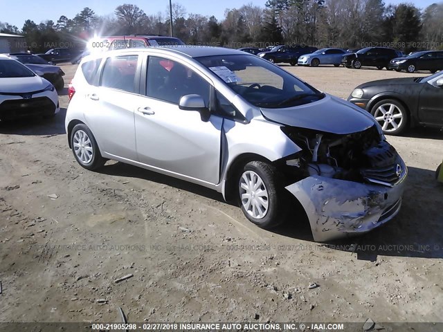 3N1CE2CP4EL414575 - 2014 NISSAN VERSA NOTE S/S PLUS/SV/SL SILVER photo 1