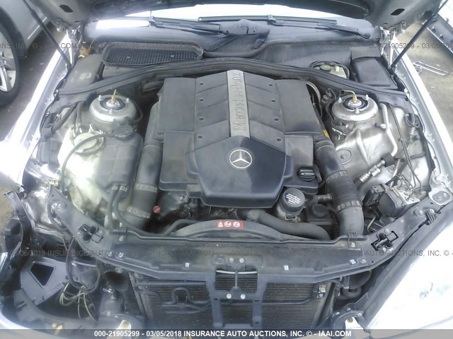 WDBNG83J16A473556 - 2006 MERCEDES-BENZ S 430 4MATIC SILVER photo 10