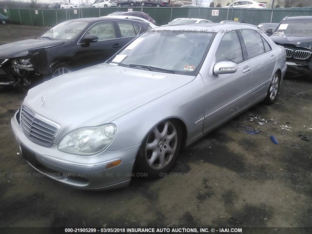 WDBNG83J16A473556 - 2006 MERCEDES-BENZ S 430 4MATIC SILVER photo 2