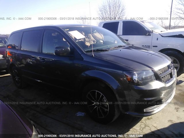 2C4RDGBG2HR856545 - 2017 DODGE GRAND CARAVAN SE GRAY photo 1