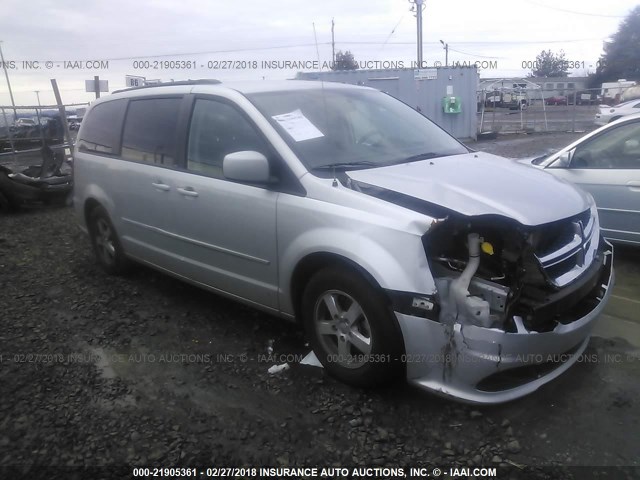 2D4RN3DG2BR728920 - 2011 DODGE GRAND CARAVAN MAINSTREET SILVER photo 1