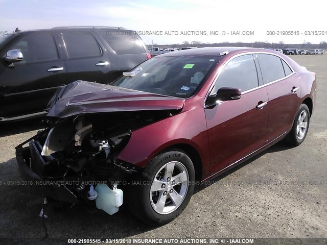 1G11C5SL0FF128527 - 2015 CHEVROLET MALIBU 1LT 栗色 照片 2