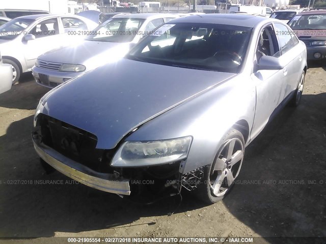 WAUDH74F18N060589 - 2008 AUDI A6 3.2 QUATTRO GRAY photo 2