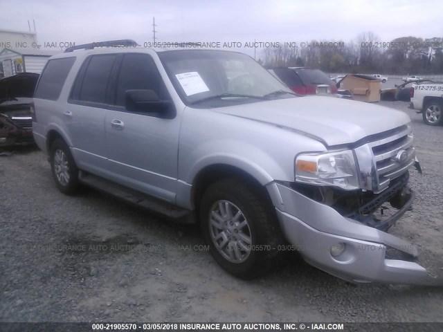 1FMJU1J5XBEF22497 - 2011 FORD EXPEDITION XLT/KING RANCH SILVER photo 1