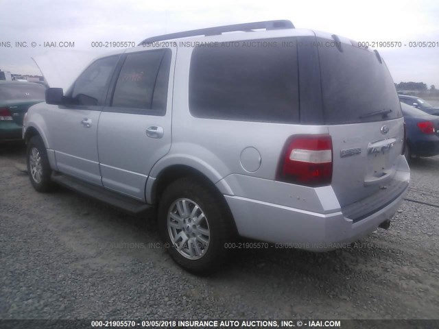 1FMJU1J5XBEF22497 - 2011 FORD EXPEDITION XLT/KING RANCH SILVER photo 3