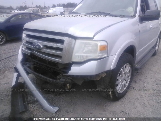 1FMJU1J5XBEF22497 - 2011 FORD EXPEDITION XLT/KING RANCH SILVER photo 6