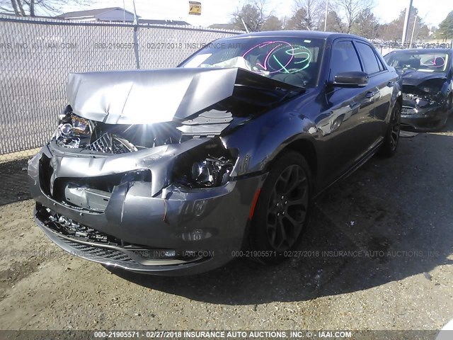 2C3CCABG6GH324942 - 2016 CHRYSLER 300 S GRAY photo 2