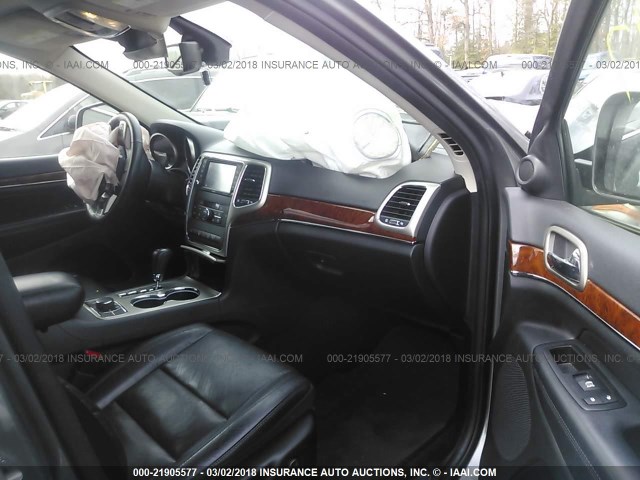 1C4RJFBG2CC217330 - 2012 JEEP GRAND CHEROKEE LIMITED GRAY photo 5