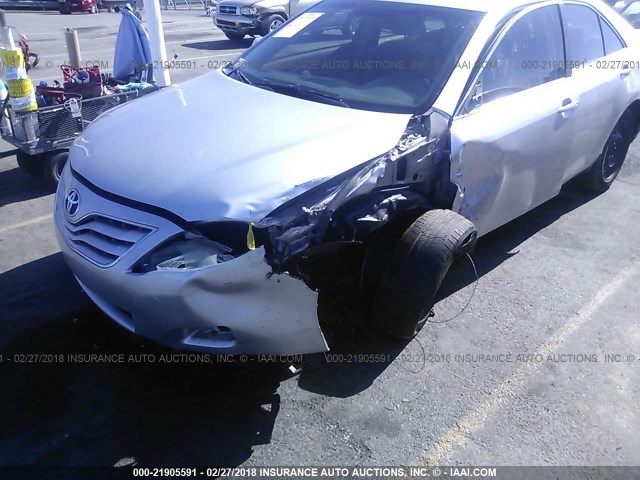 4T1BF3EK5AU019474 - 2010 TOYOTA CAMRY SE/LE/XLE SILVER photo 6