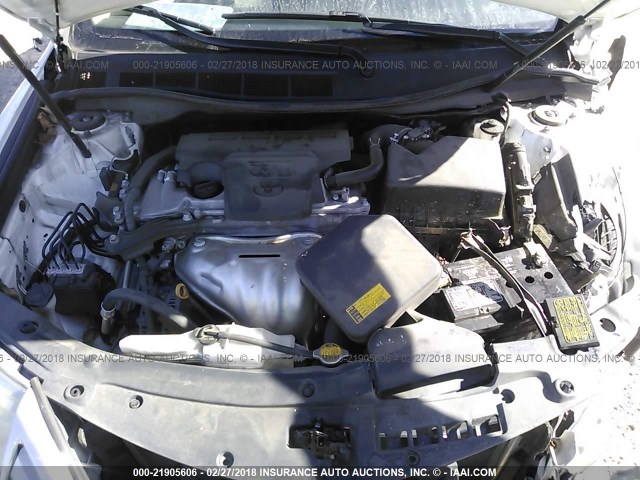 4T1BF1FK7CU528410 - 2012 TOYOTA CAMRY SE/LE/XLE თეთრი ფოტო 10