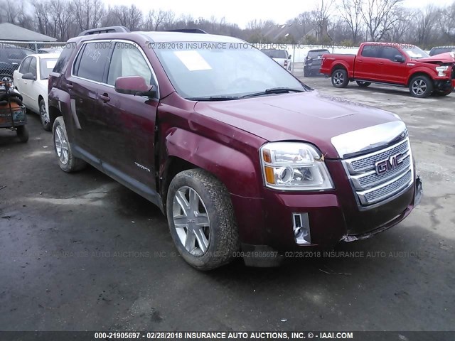 2CTALSEC3B6420974 - 2011 GMC TERRAIN SLE MAROON photo 1