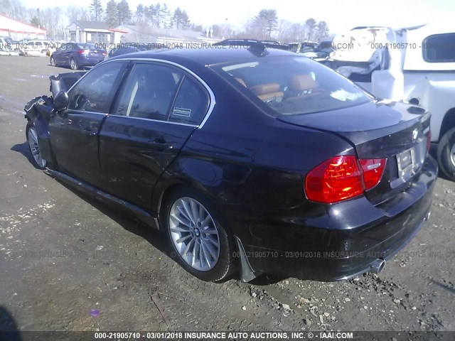 WBAPN7C58BF184357 - 2011 BMW 335 D BLACK photo 3