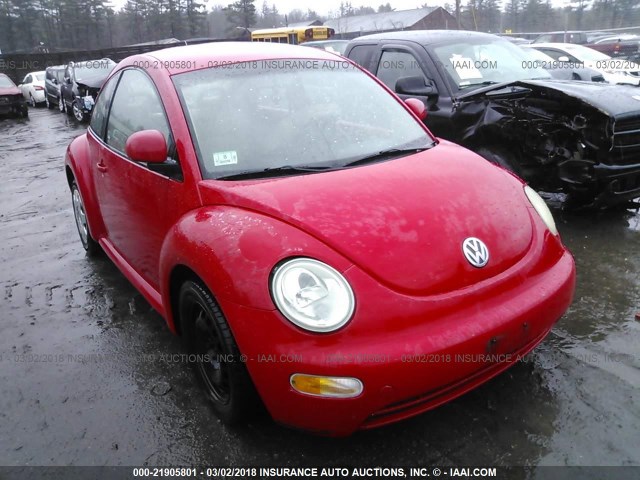 3VWBB61C0WM031010 - 1998 VOLKSWAGEN NEW BEETLE RED photo 1