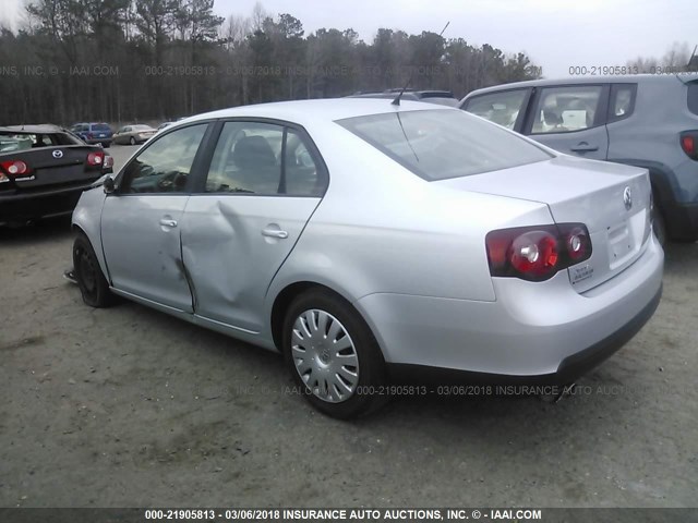 3VWJM71K08M080178 - 2008 VOLKSWAGEN JETTA S 银色 照片 3