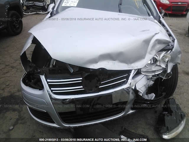 3VWJM71K08M080178 - 2008 VOLKSWAGEN JETTA S 银色 照片 6