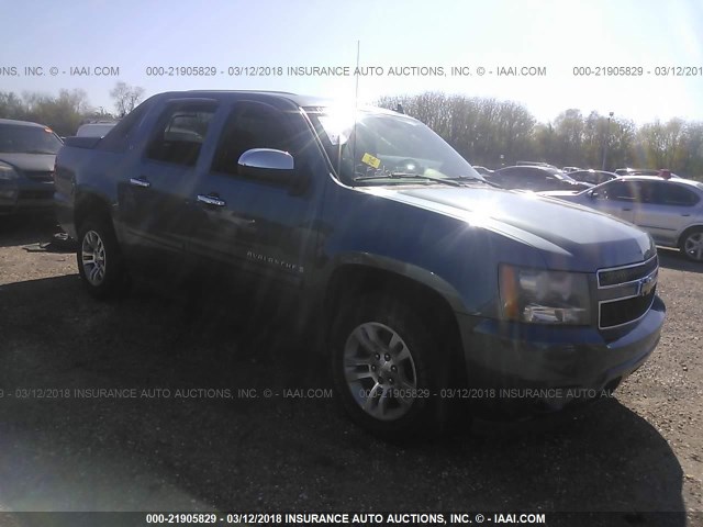 3GNEC12058G167307 - 2008 CHEVROLET AVALANCHE C1500 BLUE photo 1