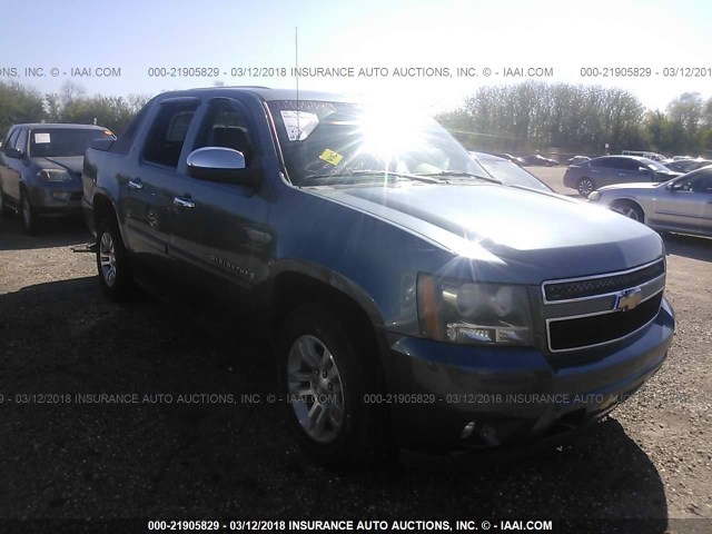 3GNEC12058G167307 - 2008 CHEVROLET AVALANCHE C1500 BLUE photo 6