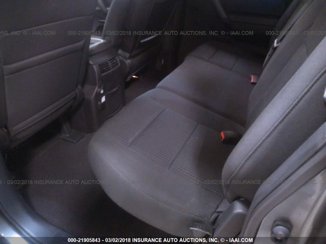 1N6AA0EC2EN519000 - 2014 NISSAN TITAN S/SV/SL/PRO-4X GRAY photo 8