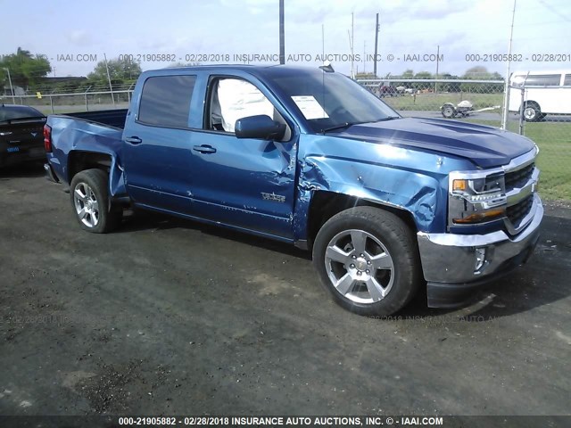 3GCPCREC6GG382909 - 2016 CHEVROLET SILVERADO C1500 LT BLUE photo 1