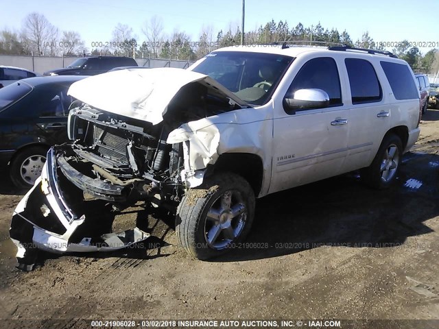 1GNSCCE05CR117445 - 2012 CHEVROLET TAHOE C1500 LTZ CREAM photo 2