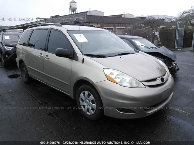 5TDZK23CX8S171995 - 2008 TOYOTA SIENNA CE/LE GOLD photo 1