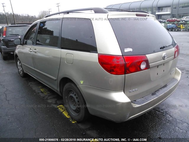 5TDZK23CX8S171995 - 2008 TOYOTA SIENNA CE/LE GOLD photo 3