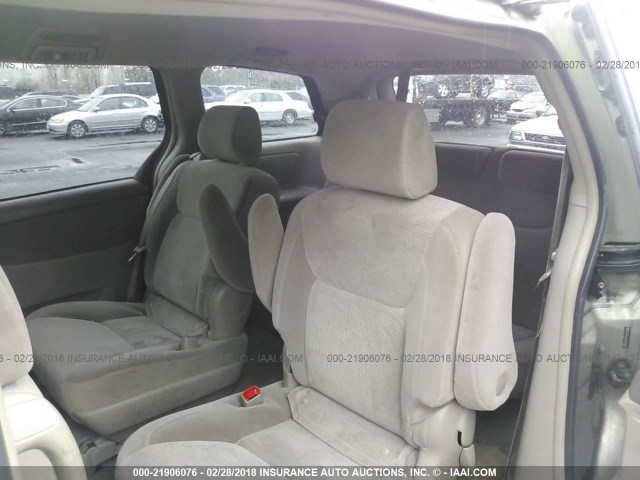 5TDZK23CX8S171995 - 2008 TOYOTA SIENNA CE/LE GOLD photo 8