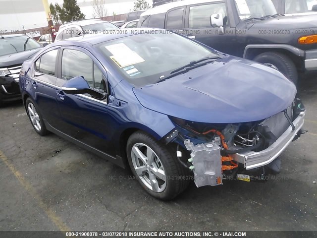 1G1RH6E46DU133836 - 2013 CHEVROLET VOLT BLUE photo 1