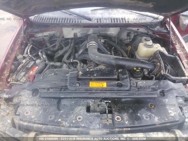 1FMFU16508LA03168 - 2008 FORD EXPEDITION XLT 红色 照片 10