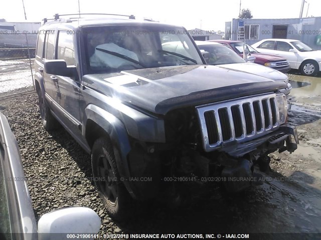 1J8HG48K67C636869 - 2007 JEEP COMMANDER Dark Blue photo 1