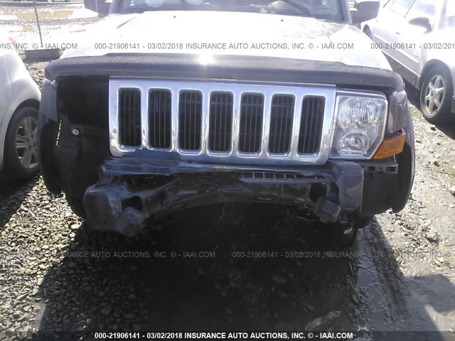 1J8HG48K67C636869 - 2007 JEEP COMMANDER Dark Blue photo 6