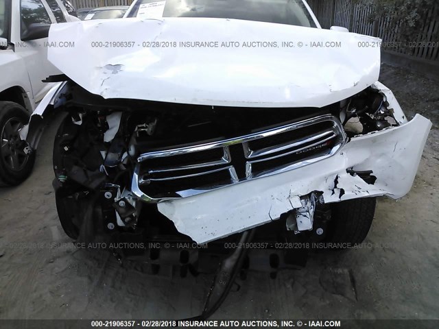 1C4RDHDG3EC975650 - 2014 DODGE DURANGO LIMITED WHITE photo 6