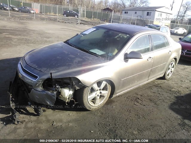 1G1ZC5E17BF375910 - 2011 CHEVROLET MALIBU 1LT BROWN photo 2